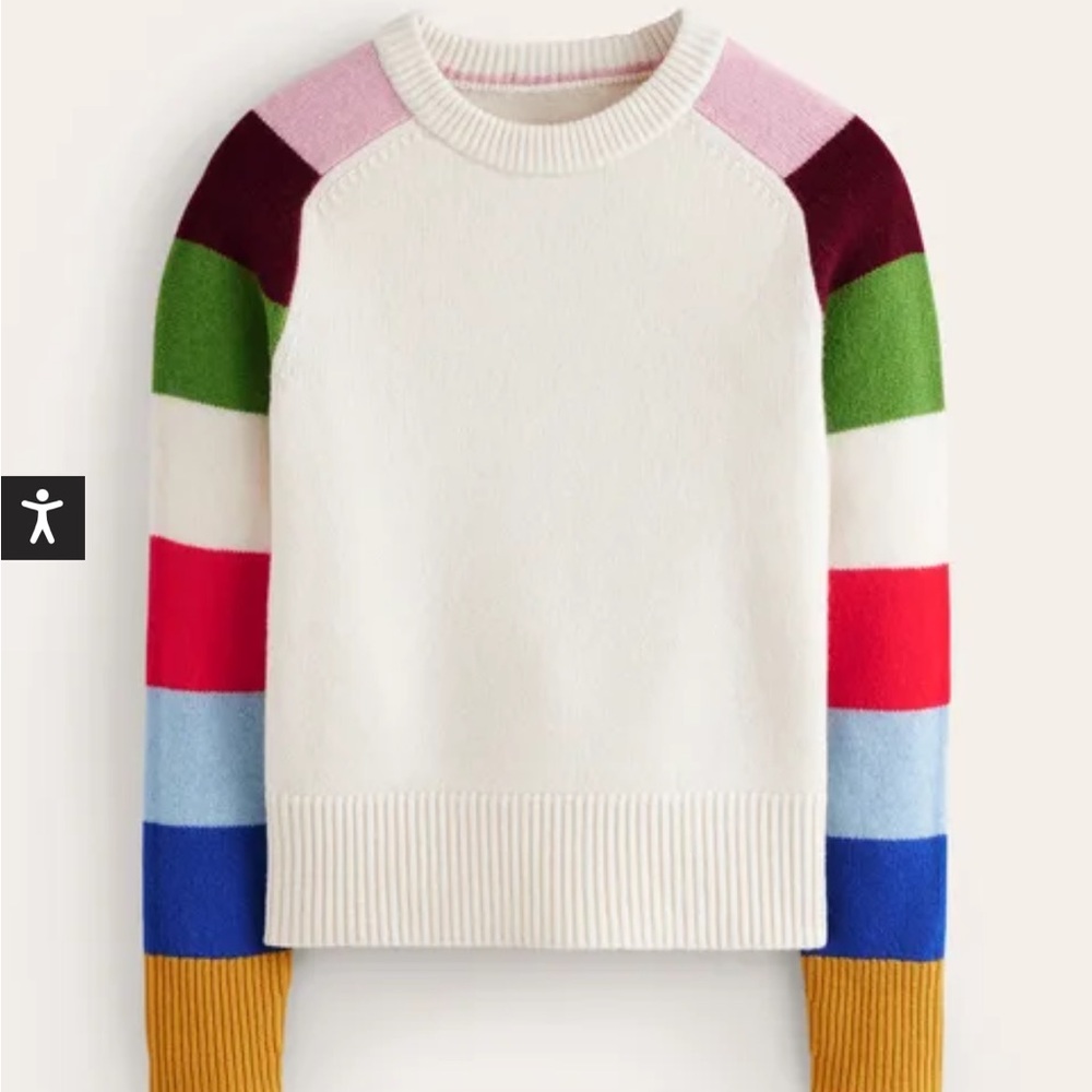 Boden Olivia Merino Sweater, size medium
